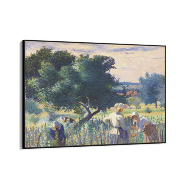 Quadro Stampa su Tela Donne che legano la vite, Henri Edmond Cross - CupidoDesign