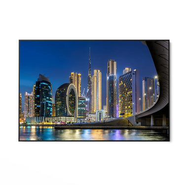 Quadro Stampa su Tela Dubai, Burj Khalifa Skyline - CupidoDesign
