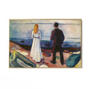 Quadro Stampa su Tela Due esseri umani. I solitari, Edvard Munch - CupidoDesign