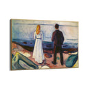 Quadro Stampa su Tela Due esseri umani. I solitari, Edvard Munch - CupidoDesign