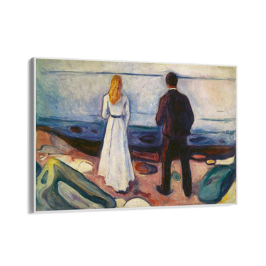 Quadro Stampa su Tela Due esseri umani. I solitari, Edvard Munch - CupidoDesign