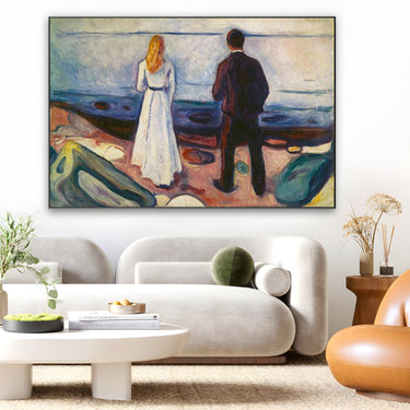 Quadro Stampa su Tela Due esseri umani. I solitari, Edvard Munch - CupidoDesign
