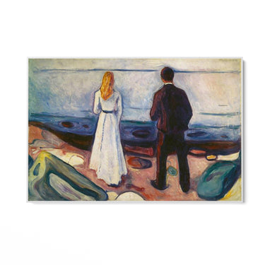 Quadro Stampa su Tela Due esseri umani. I solitari, Edvard Munch - CupidoDesign