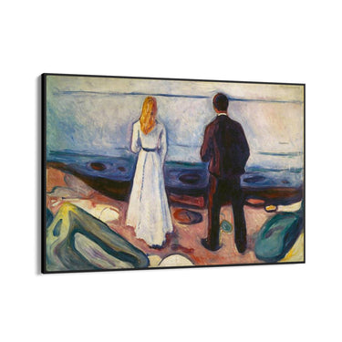 Quadro Stampa su Tela Due esseri umani. I solitari, Edvard Munch - CupidoDesign