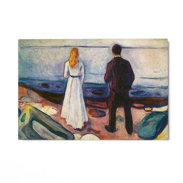 Quadro Stampa su Tela Due esseri umani. I solitari, Edvard Munch - CupidoDesign