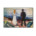 Quadro Stampa su Tela Due esseri umani. I solitari, Edvard Munch - CupidoDesign