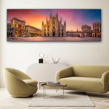 Duomo au coucher du soleil, Milan