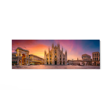 Quadro Stampa su Tela Duomo al Tramonto, Milano - CupidoDesign