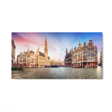 Quadro Stampa su Tela Echi d'Oro, Bruxelles - CupidoDesign