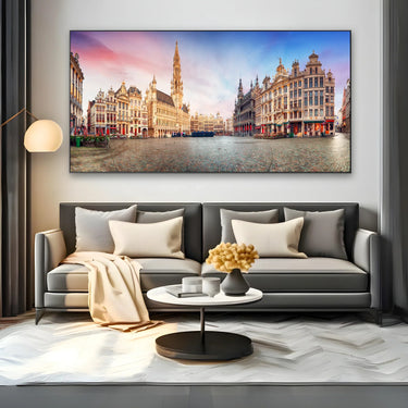 Quadro Stampa su Tela Echi d'Oro, Bruxelles - CupidoDesign