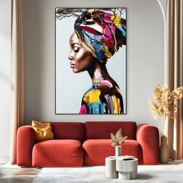 Quadro Stampa su Tela Eco Viola - CupidoDesign