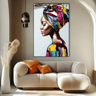 Quadro Stampa su Tela Eco Viola - CupidoDesign