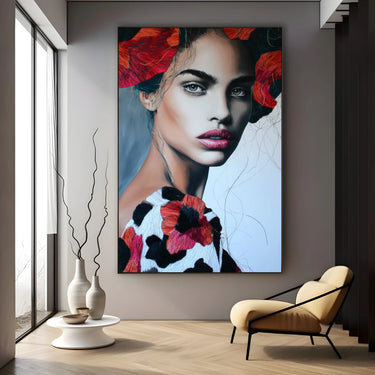 Quadro Stampa su Tela Eleganza Avvolta - CupidoDesign