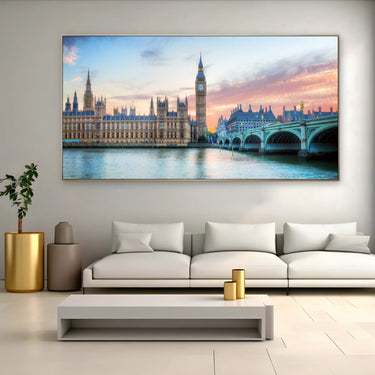 Quadro Stampa su Tela Eleganza Britannica - CupidoDesign