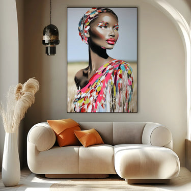 Quadro Stampa su Tela Eleganza Etnica - CupidoDesign