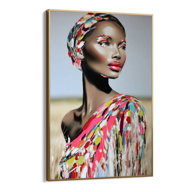 Quadro Stampa su Tela Eleganza Etnica - CupidoDesign
