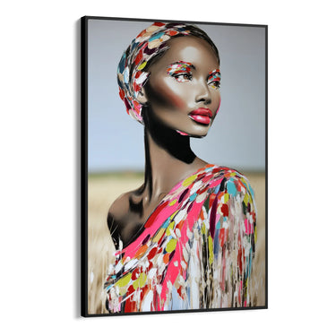Quadro Stampa su Tela Eleganza Etnica - CupidoDesign