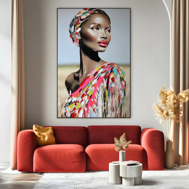 Quadro Stampa su Tela Eleganza Etnica - CupidoDesign