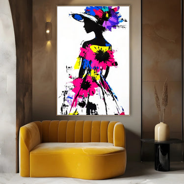 Quadro Stampa su Tela Eleganza Viva - CupidoDesign