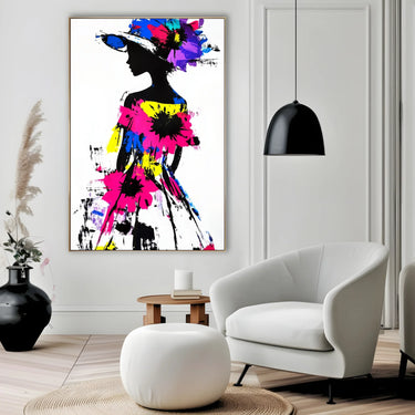 Quadro Stampa su Tela Eleganza Viva - CupidoDesign