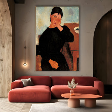 Quadro Stampa su Tela Elvira che Riposa, Amedeo Modigliani - CupidoDesign