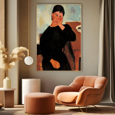Quadro Stampa su Tela Elvira che Riposa, Amedeo Modigliani - CupidoDesign