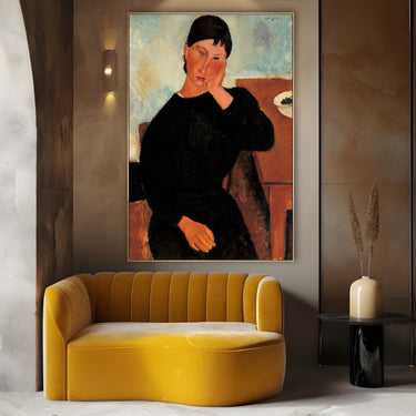 Quadro Stampa su Tela Elvira che Riposa, Amedeo Modigliani - CupidoDesign