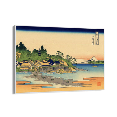 Quadro Stampa su Tela Enoshima nella provincia di Sagami, Katsushika Hokusai - CupidoDesign