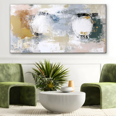 Quadro Stampa su Tela Equilibrio Tondo - CupidoDesign
