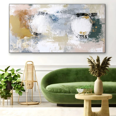 Quadro Stampa su Tela Equilibrio Tondo - CupidoDesign