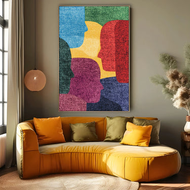 Quadro Stampa su Tela Esplosione Umana - CupidoDesign