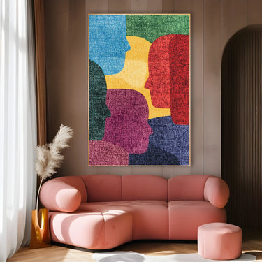 Quadro Stampa su Tela Esplosione Umana - CupidoDesign