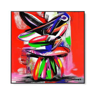 Quadro Stampa su Tela Esplosione Viva - CupidoDesign