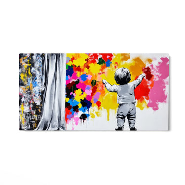 Quadro Stampa su Tela Esplosione Viva - CupidoDesign
