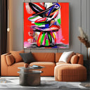 Quadro Stampa su Tela Esplosione Viva - CupidoDesign