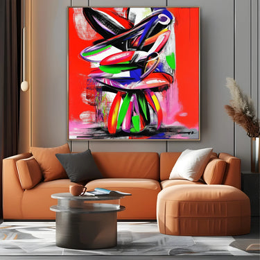 Quadro Stampa su Tela Esplosione Viva - CupidoDesign