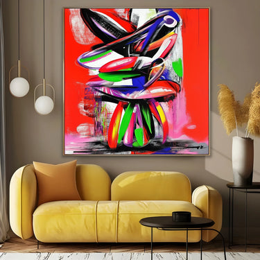 Quadro Stampa su Tela Esplosione Viva - CupidoDesign