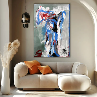 Quadro Stampa su Tela Esplosione di Silenzio - CupidoDesign