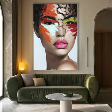 Quadro Stampa su Tela Espressione Dipinta - CupidoDesign