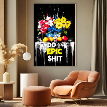 Quadro Stampa su Tela Espressivo - CupidoDesign