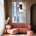 Quadro Stampa su Tela Essenza Blu - CupidoDesign