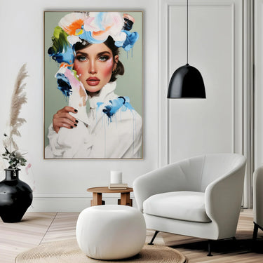 Quadro Stampa su Tela Guance Rosse - CupidoDesign