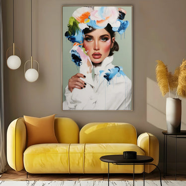 Quadro Stampa su Tela Guance Rosse - CupidoDesign