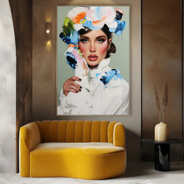 Quadro Stampa su Tela Guance Rosse - CupidoDesign