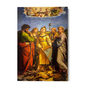 Quadro Stampa su Tela Estasi di Santa Cecilia, Raffaello Sanzio - CupidoDesign