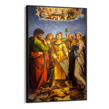 Quadro Stampa su Tela Estasi di Santa Cecilia, Raffaello Sanzio - CupidoDesign