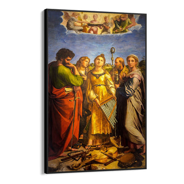 Quadro Stampa su Tela Estasi di Santa Cecilia, Raffaello Sanzio - CupidoDesign