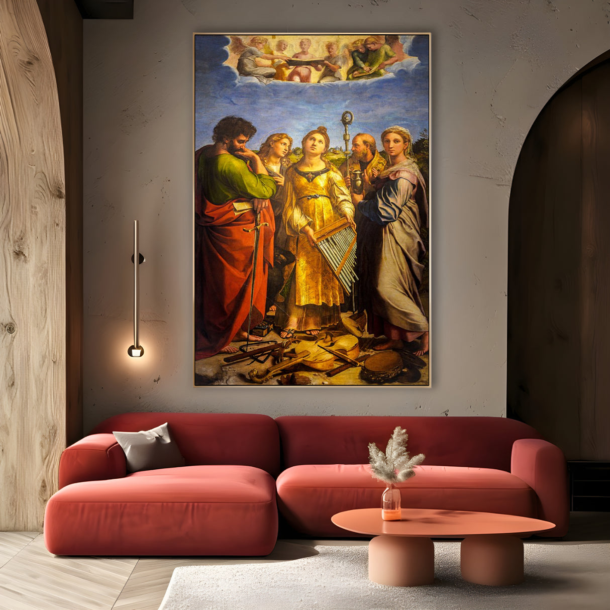 Quadro Stampa su Tela Estasi di Santa Cecilia, Raffaello Sanzio - CupidoDesign
