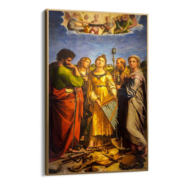 Quadro Stampa su Tela Estasi di Santa Cecilia, Raffaello Sanzio - CupidoDesign