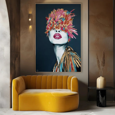 Quadro Stampa su Tela Eterea in Fiore - CupidoDesign